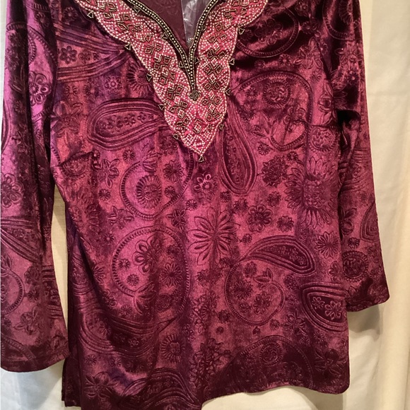 Soft Surroundings size PM Burgandy - Picture 3 of 6